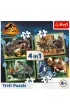 Puzzle 4w1 - Gro�ne dinozaury (35+48+54+70 el.) Trefl