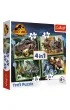 Puzzle 4w1 - Gro�ne dinozaury (35+48+54+70 el.) Trefl