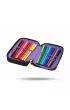 CoolPack Pi�rnik podw�jny z wyposa�eniem Jumper 2 Stitch Black