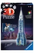 Puzzle 3D Budynki noc�: Wie�owiec Chrystler Building Ravensburger
