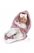 Lalka 74040 bobas Lala w r�owym beciku 42cm Llorens