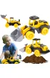 Traktor czarno-��ty Technok