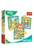 Puzzle 3w1 (20+36+50 el.) Poznaj Trefliki