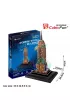 Puzzle 3D 38 el. Led Empire State Building Cubic Fun