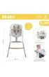 Beaba Krzese�ko do karmienia Up&Down grey/white