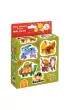 CzuCzu Moje pierwsze puzzle Maluchy 2+ Bright Junior Media