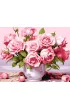 Ideyka Malowanie po numerach - R�owe r�e 40x50cm