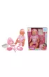 Lalka 43 cm New Born   akcesoria 8 element�w SIMBA 105039005
