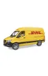 MB Sprinter DHL z figurk� kuriera i z akcesoriami