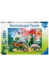 Puzzle 100 el. Po�r�d dinozaur�w Ravensburger