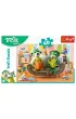 Puzzle 60 el. Wsp�lne czytanie bajek. Rodzina Treflik�w
