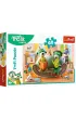 Puzzle 60 el. Wsp�lne czytanie bajek. Rodzina Treflik�w