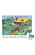 Puzzle obserwacyjne w walizce Farma 3+ Janod