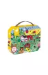 Puzzle obserwacyjne w walizce Farma 3+ Janod