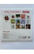 Cervantes Kalendarz 2026 �cienny 30x30cm Psy