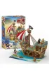 Puzzle 3D 157 el. Piracki statek skarb�w Cubic Fun