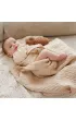 Kocyk z we�ny merino jasny be�