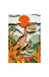 Puzzle z efektem 3D 160 el. Paper Art: Dinozaur Trefl