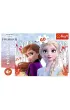 Puzzle 60 el. Zaczarowany �wiat Anny i Elsy Trefl
