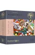 Puzzle drewniane 500+1 el. �wi�teczne kotki Trefl