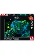 Puzzle 1000 el. Sheena Pike Zielono-niebieska pantera Schmidt