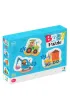 Puzzle 3w1 Transport Maksik