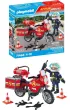 Playmobil Action Heroes Motocykl stra�y po�arnej na miejscu wypadku 71466