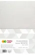 Happy Color Arkusze piankowe brokatowe A4 bia�e 5 szt.