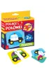 Puzzle Po��cz po��wki. Pojazdy Kangur