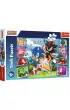 Puzzle 100 el. Poznaj Sonica Trefl