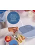 b.box Zestaw Sportowa butelka tritanowa + Mini Lunchbox, Ocean Breeze 450 ml + 1 l