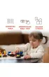 Tablica manipulacyjna z kostk� i doczepianymi elementami 12 m+ Top Bright