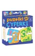 Puzzle Puzzelki Cyferki 3+ Kangur