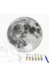 Brushme Malowanie po numerach okr�g�e - Ksi�yc 40cm