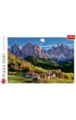 Puzzle 1500 el. Dolina Val di Funes, Dolomity, W�ochy Trefl