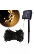 Lampki solarne ogrodowe LED choinkowe �wi�teczne �a�cuch �wietlny 20m 200LED ciep�y