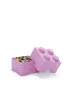 Pojemnik klocek LEGO Brick 4 Jasnor�owy