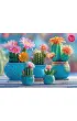 Puzzle 1000 el. Bloomy Cactus Fireworks CherryPazzi