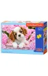 Puzzle 180 el. Piesek w koszyku Castorland