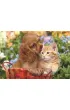 Puzzle 104 el. Maxi SuperColor. Cute Friends Clementoni