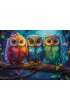 Puzzle 260 el. Three Little Owls Castorland