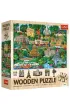 Puzzle drewniane 1000 el. Francja, znane miejsca Trefl