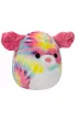 Pluszak Squishmallows Flipmallows Seria 17 13 cm Laura/Shena - Pink Tabby Cat/Rainbow Tie-Dye Dog Jazwares