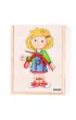Drewniana uk�adanka Dziewczynka do przebierania Przeplatanka 90017 Woody Woodyland