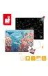Puzzle 24 el. �wiec�ce w ciemno�ci z mini-lampk� UV Ocean Janod