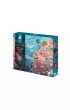 Puzzle 24 el. �wiec�ce w ciemno�ci z mini-lampk� UV Ocean Janod