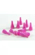 Pionki do gry plastik zwyk�e - r�owe - 100 szt.