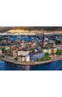 Puzzle 1000 el. Skandynawskie miasto widok Ravensburger