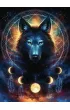 Puzzle 500 el. �wiec�ce w ciemno�ci - Wilk i ksi�yce Ravensburger