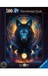 Puzzle 500 el. �wiec�ce w ciemno�ci - Wilk i ksi�yce Ravensburger